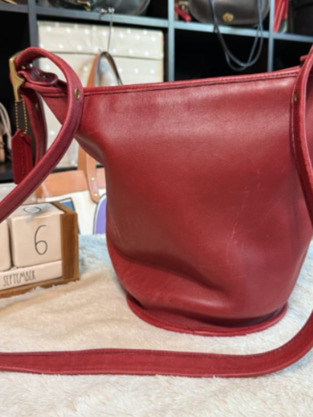 Vintage Coach Helen Berg’s Legacy #9953, Red - Picture 2 of 11